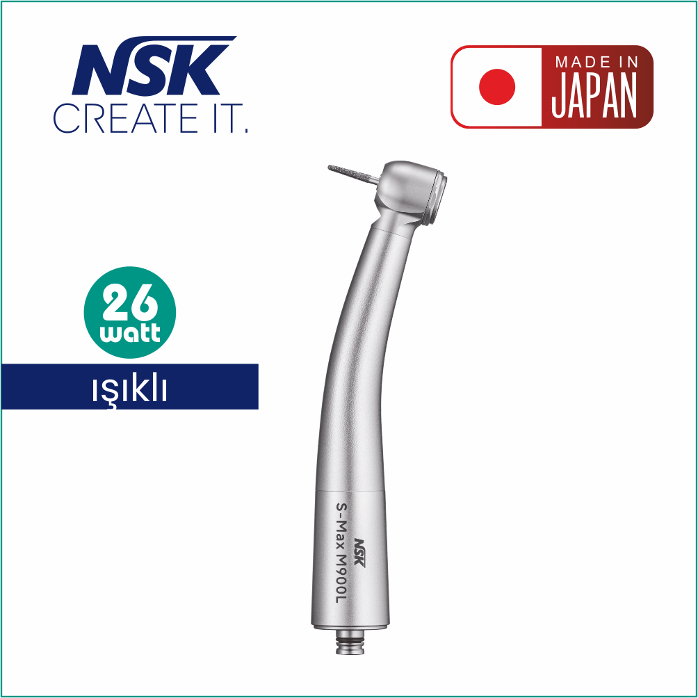 NSK S-Max M900L / Adaptörlü Aeratör Başlığı - Işıklı Model 