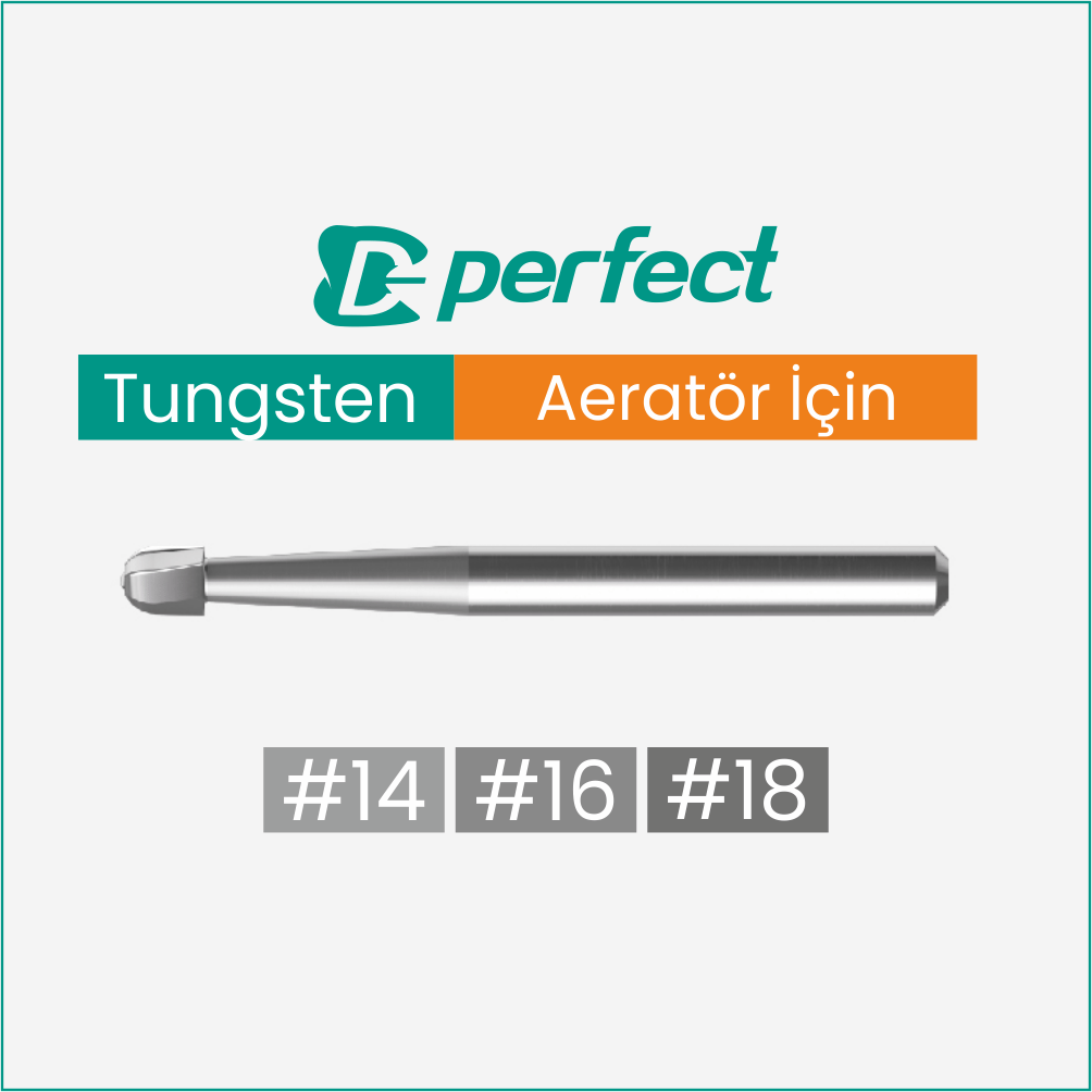 PERFECT Tungsten Carpide Frez / Aeratör İçin