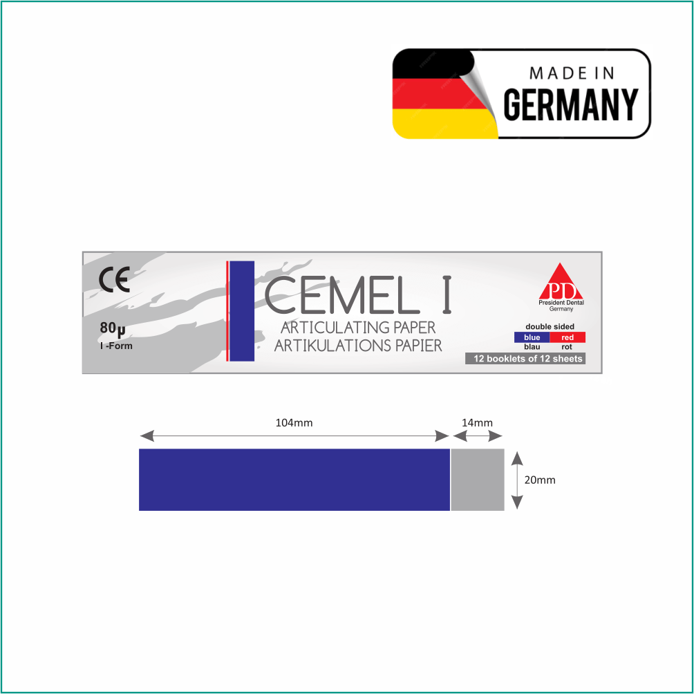 President Dental Cemel-I Form / Artikülasyon Kağıdı