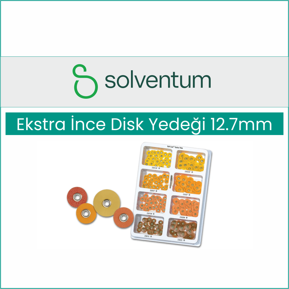 SOLVENTUM Sof-Lex / Ekstra İnce Disk Yedeği 12.7mm