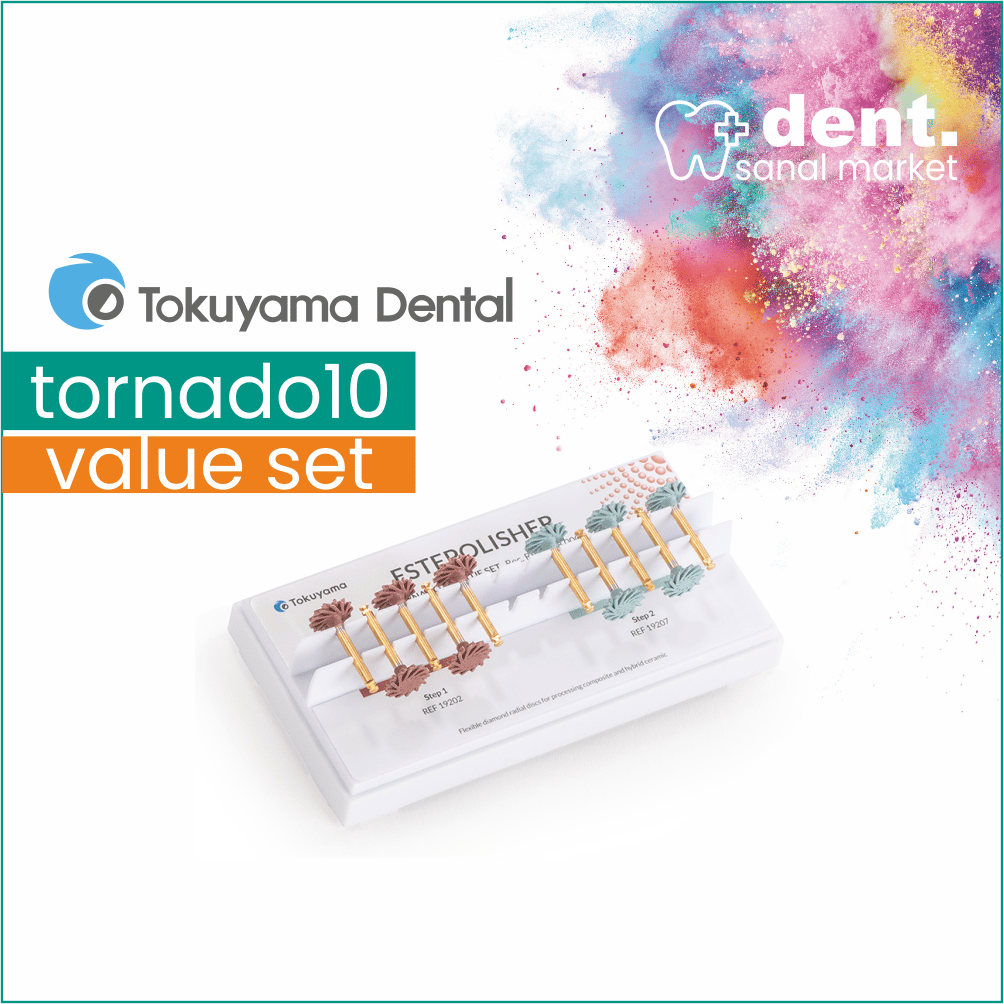 TOKUYAMA Estepolisher Tornado 10 Value Set / Elmas Radyal Disk