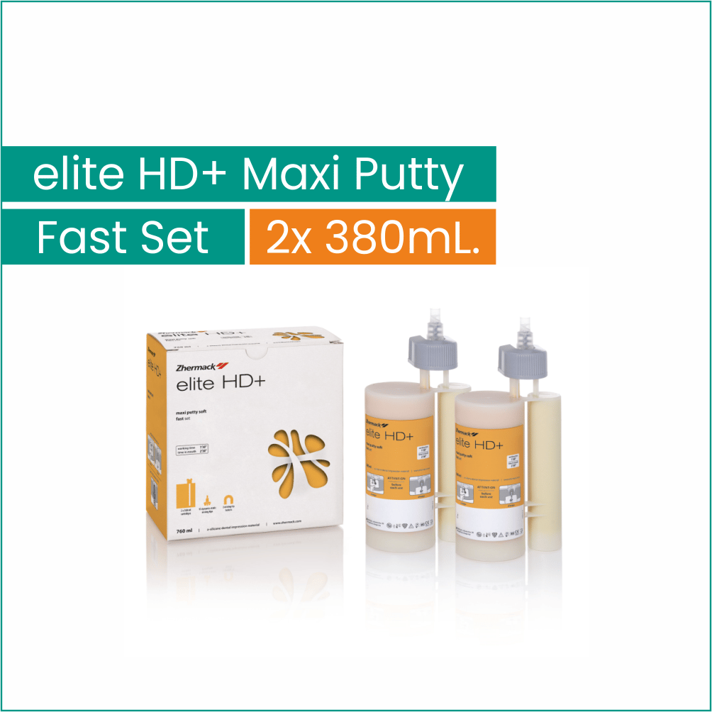 ZHERMACK ELITE HD+ Maxi Putty Soft / Fast Set 2x 380mL.