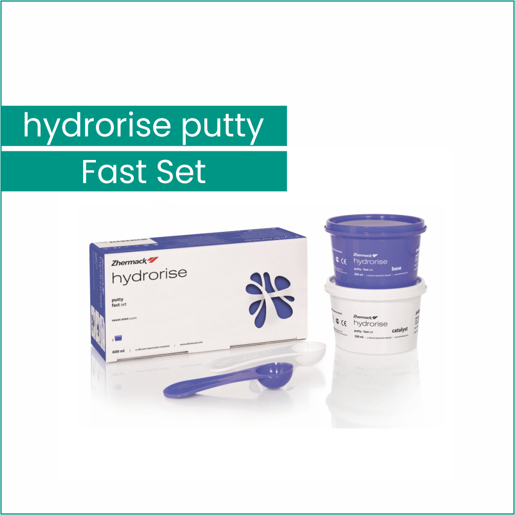 ZHERMACK Hydrorise Putty Fast El Formu - A Silikon Ölçü