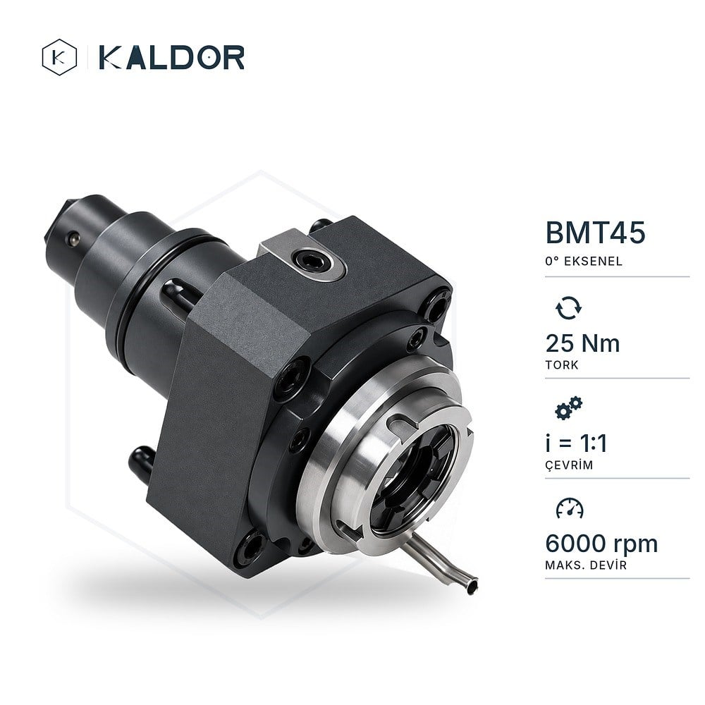 BMT45 0° Eksenel Canlı Takım