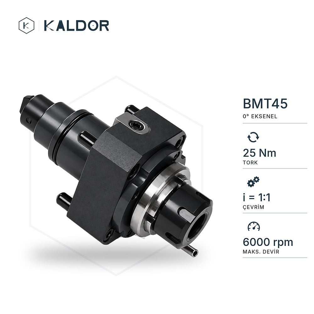 BMT45 0° Eksenel Canlı Takım