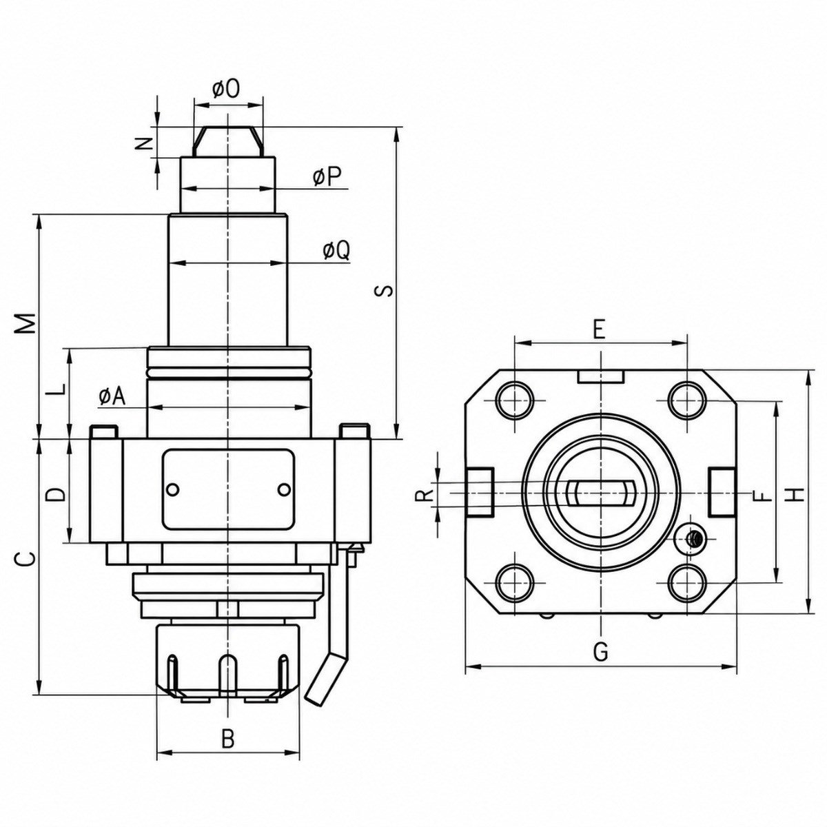 BMT65 0° Eksenel Canlı Takım