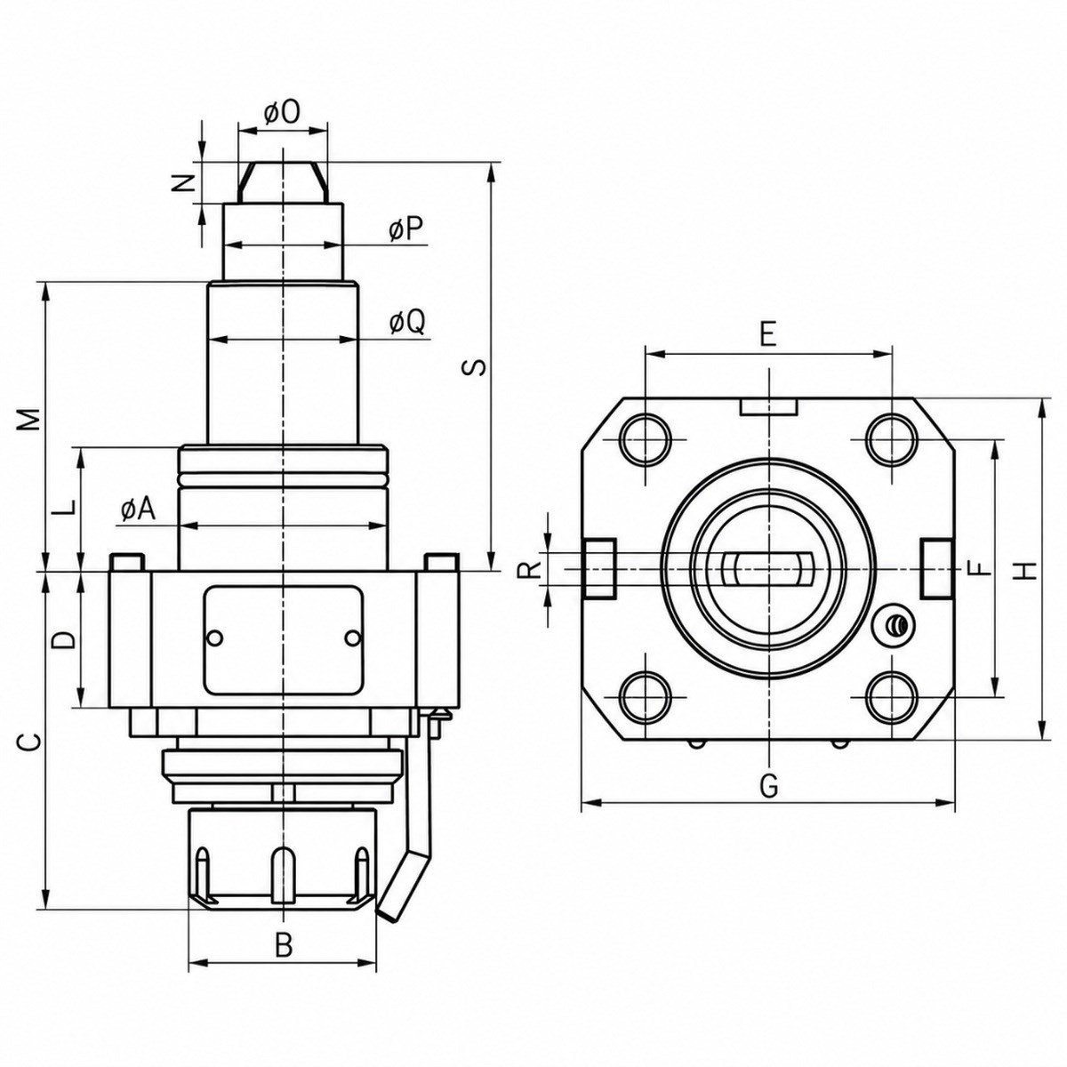 BMT65 0° Eksenel Canlı Takım