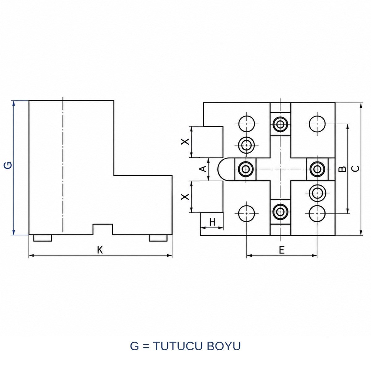 BMT65 Statik Çift Dış Çap Tutucu