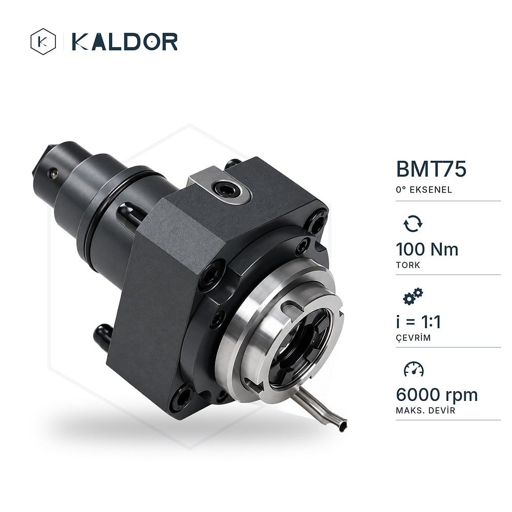 BMT75 0° Eksenel Canlı Takım