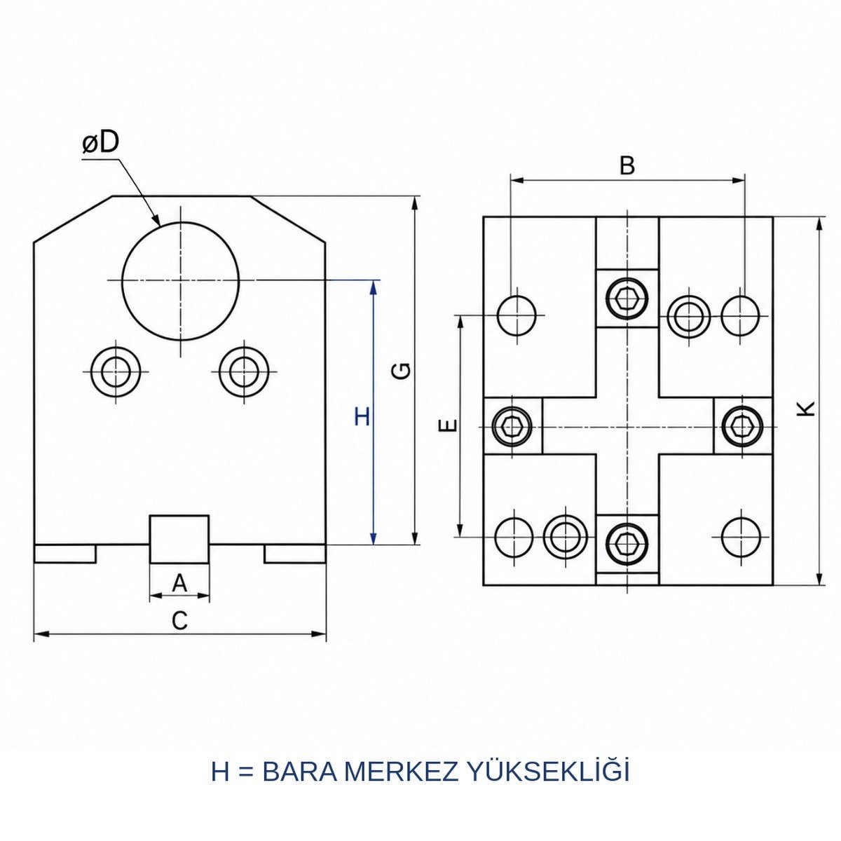 BMT75 Statik İç Çap Tutucu