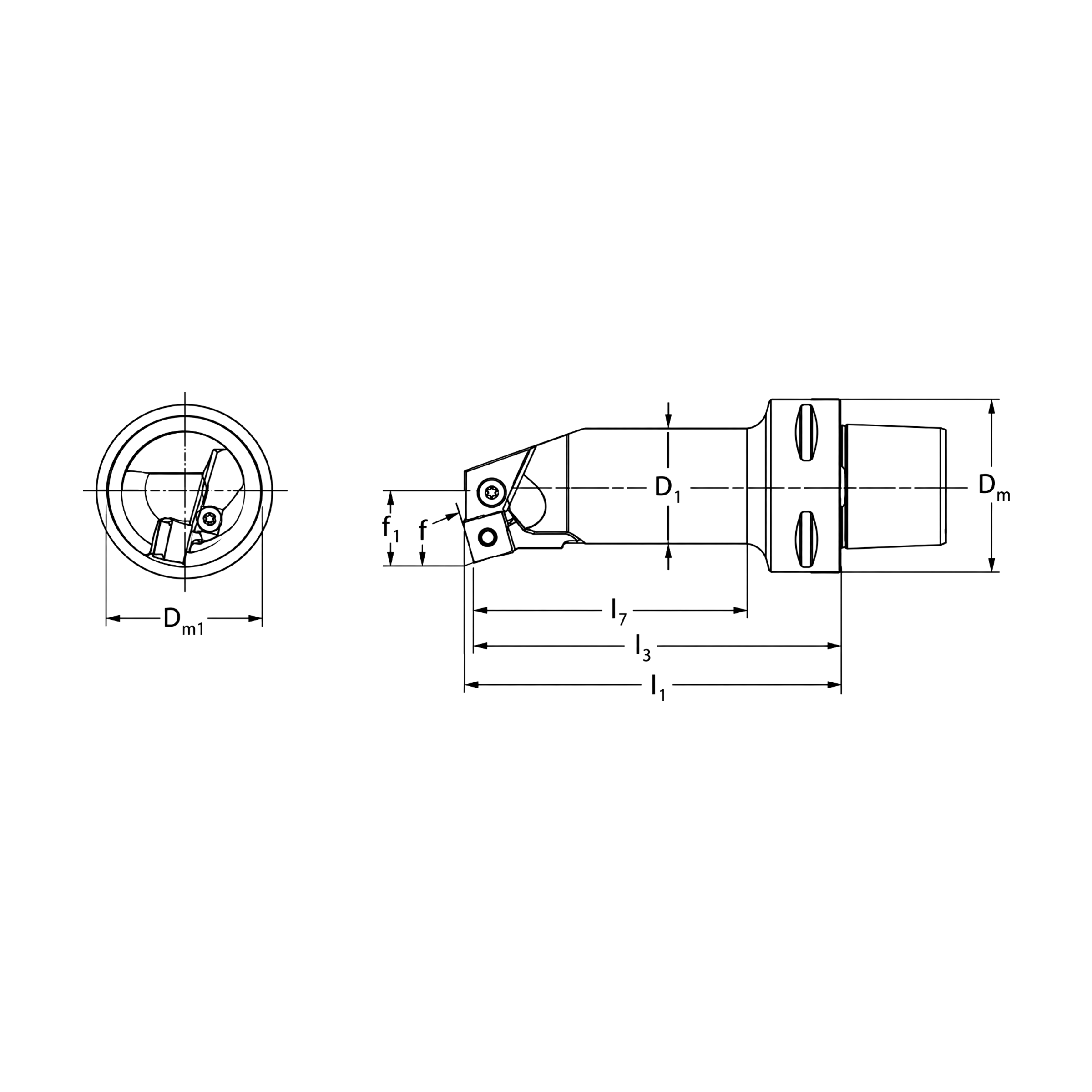 Capto C6 PSKNR 75° HP Sağ İç Çap Torna Kateri (Bora Barı)