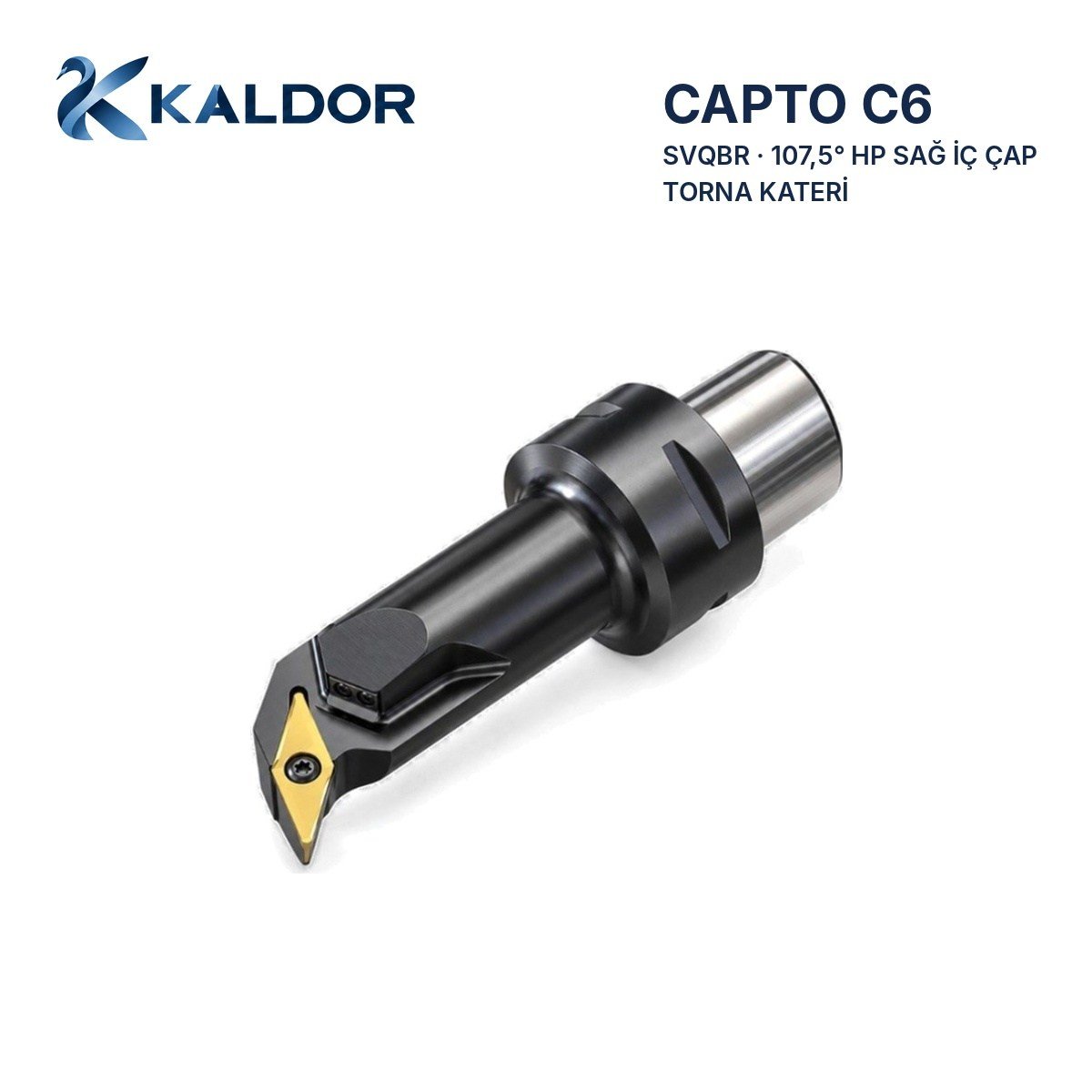 Capto C6 SVQBR 107,5° HP Sağ İç Çap Torna Kateri (Bora Barı)