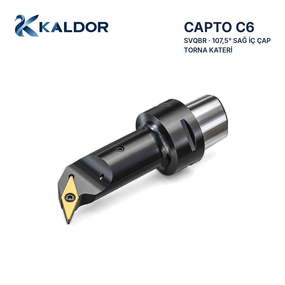 Capto C6 SVQBR 107,5° Sağ İç Çap Torna Kateri (Bora Barı)