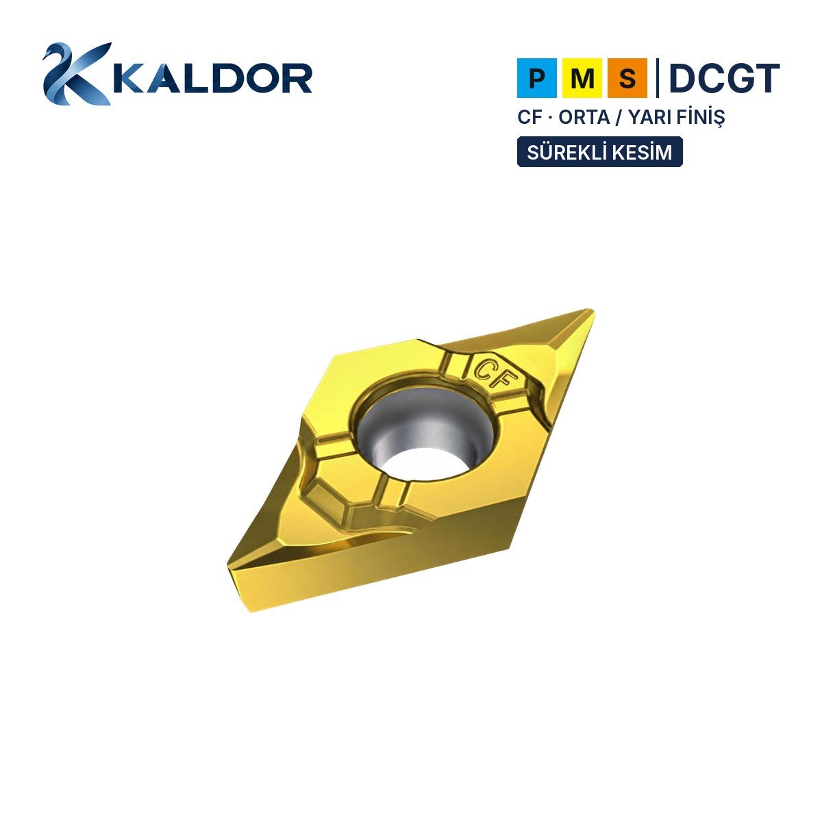 DCGT CF Kayar Otomat Torna Ucu – Sürekli Kesim
