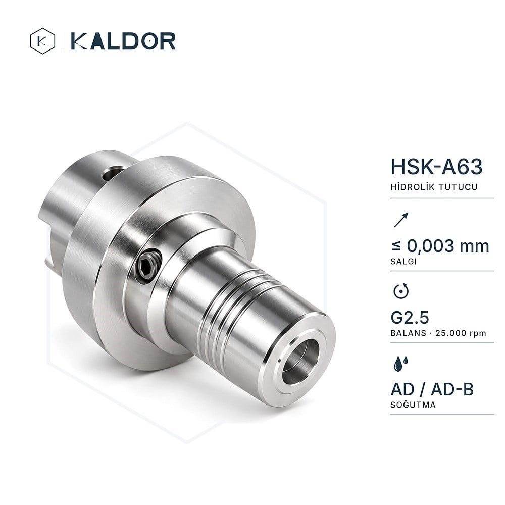 HSK63 Hidrolik Tutucu