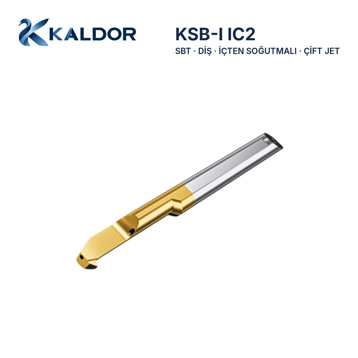 KSB-I IC2 İçten Soğutmalı İç Diş Tornalama Takımı (Küçük Çap, 60°)