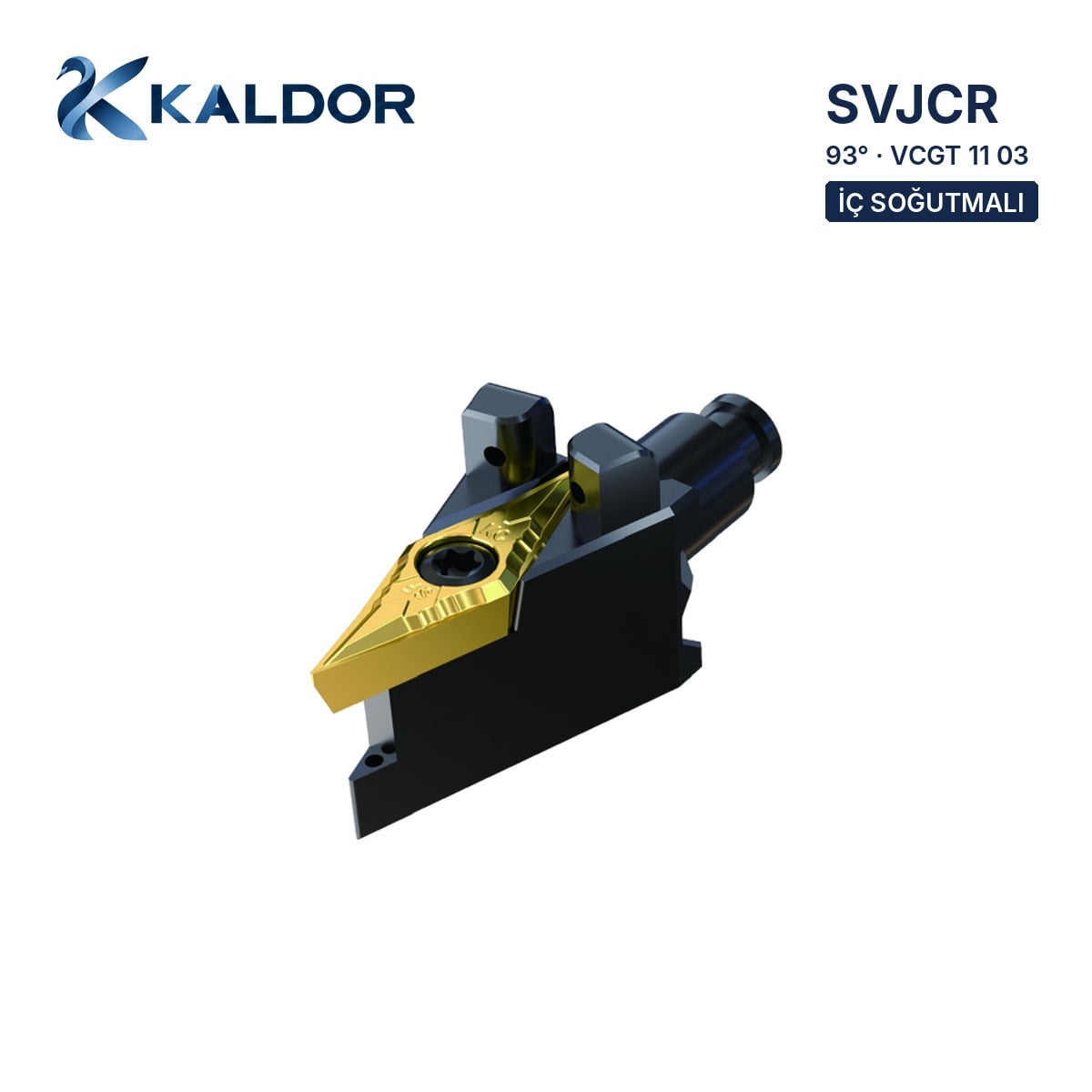 SVJCR 93° Sağ Y Ekseni Hızlı Değiştirme Kesme Başlığı – İç Soğutmalı – Kayar Otomat