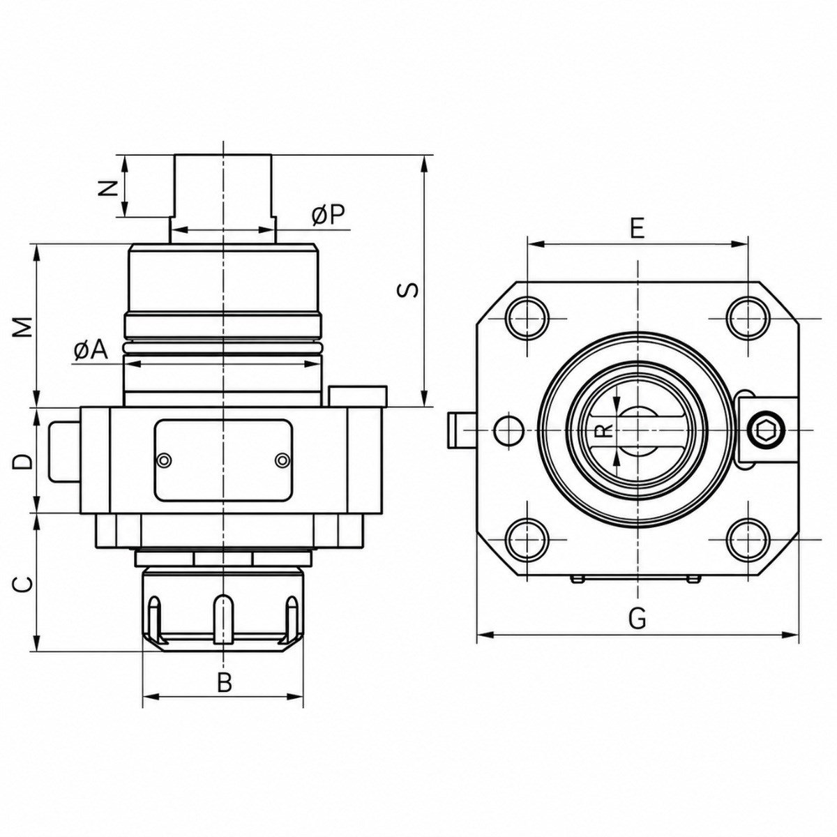 Takisawa BMT60 0° Eksenel Canlı Takım