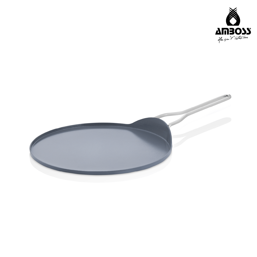 AMBOSS SERA NOVA YANMAZ YAPIŞMAZ SERAMİK KREP TAVASI 30 CM GRİ