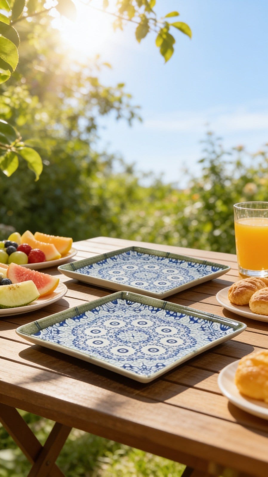 KÜTAHYA PORSELEN 23x23 CM SUNUM TABAĞI (2 ADET)