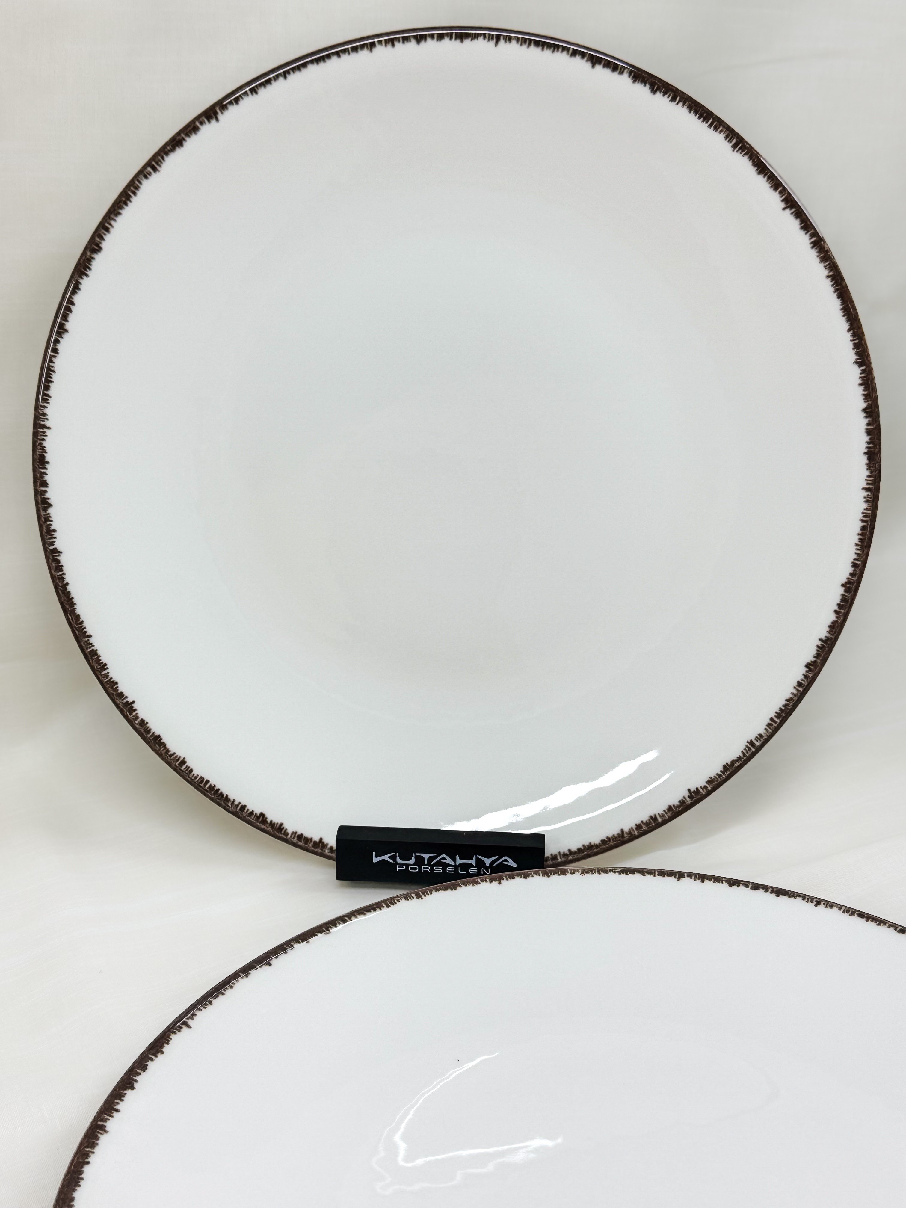 KÜTAHYA PORSELEN 24 CM SERVİS TABAĞI (6  ADET )