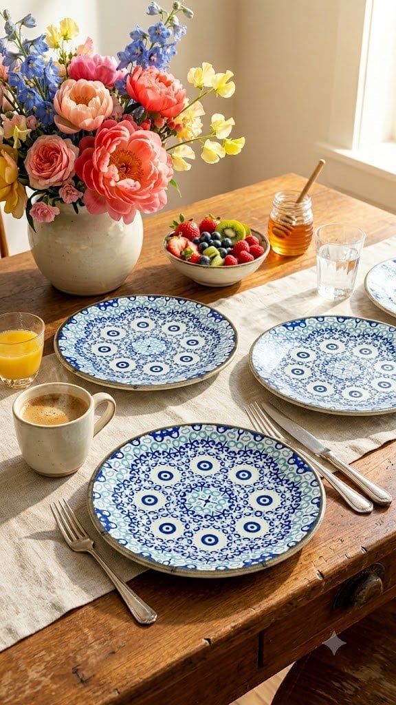KÜTAHYA PORSELEN 27CM SERVİS TABAĞI  ( 6adet )