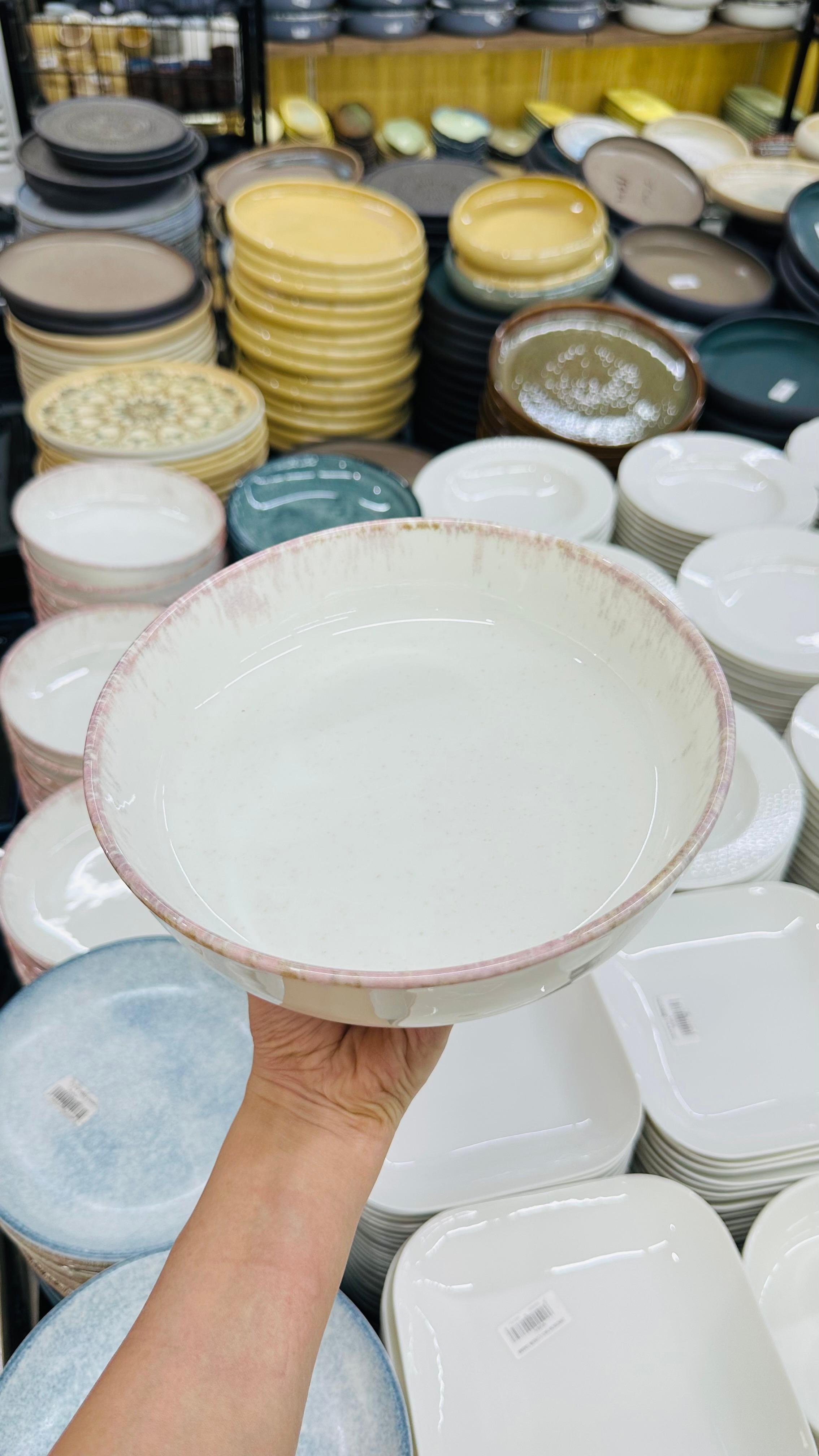 PREMİUM PORSELEN 20 CM 6'LI YEMEK TABAĞI