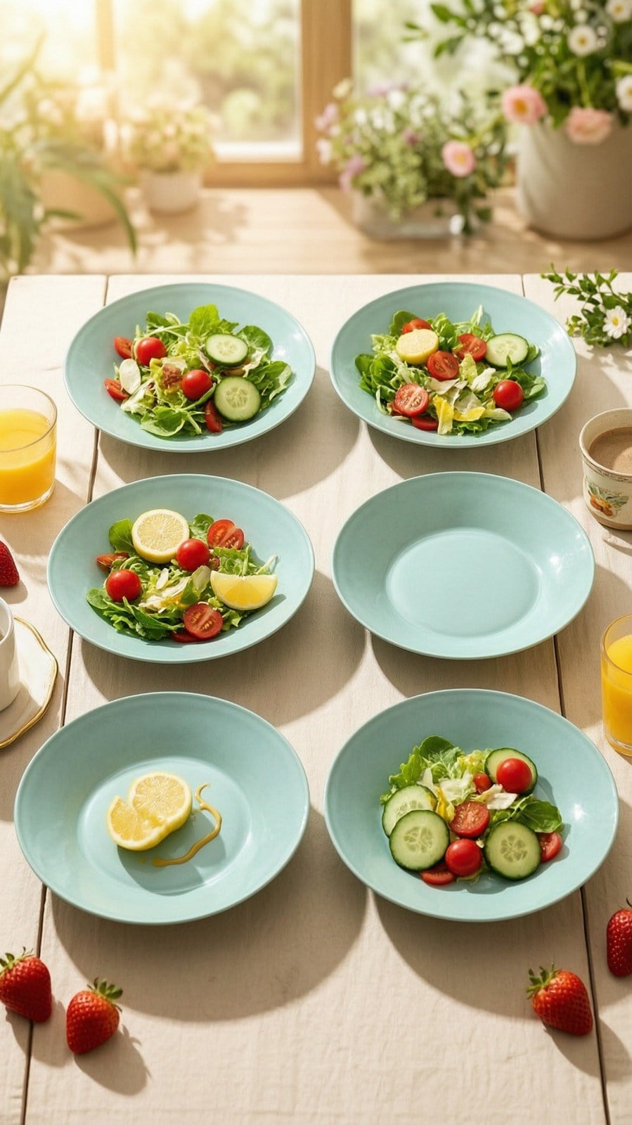 PREMİUM PORSELEN 21 CM SALATA KASESİ ( 2 ADET )