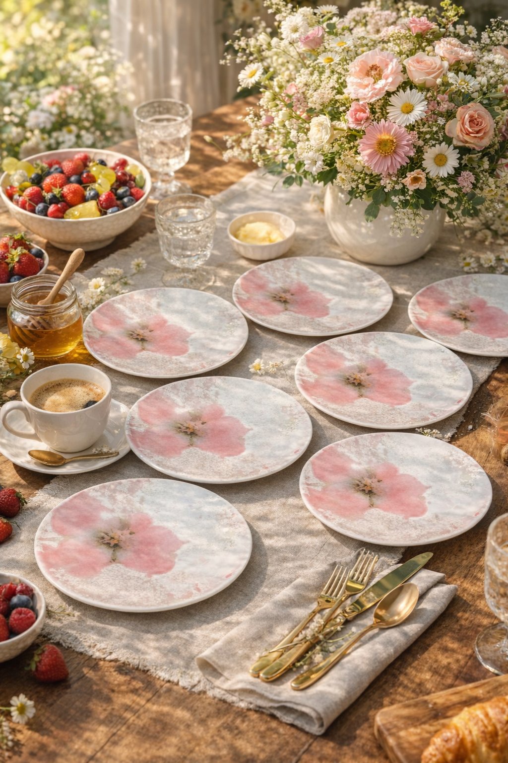 PREMİUM PORSELEN 21 CM TATLI TABAĞI (6 ADET)
