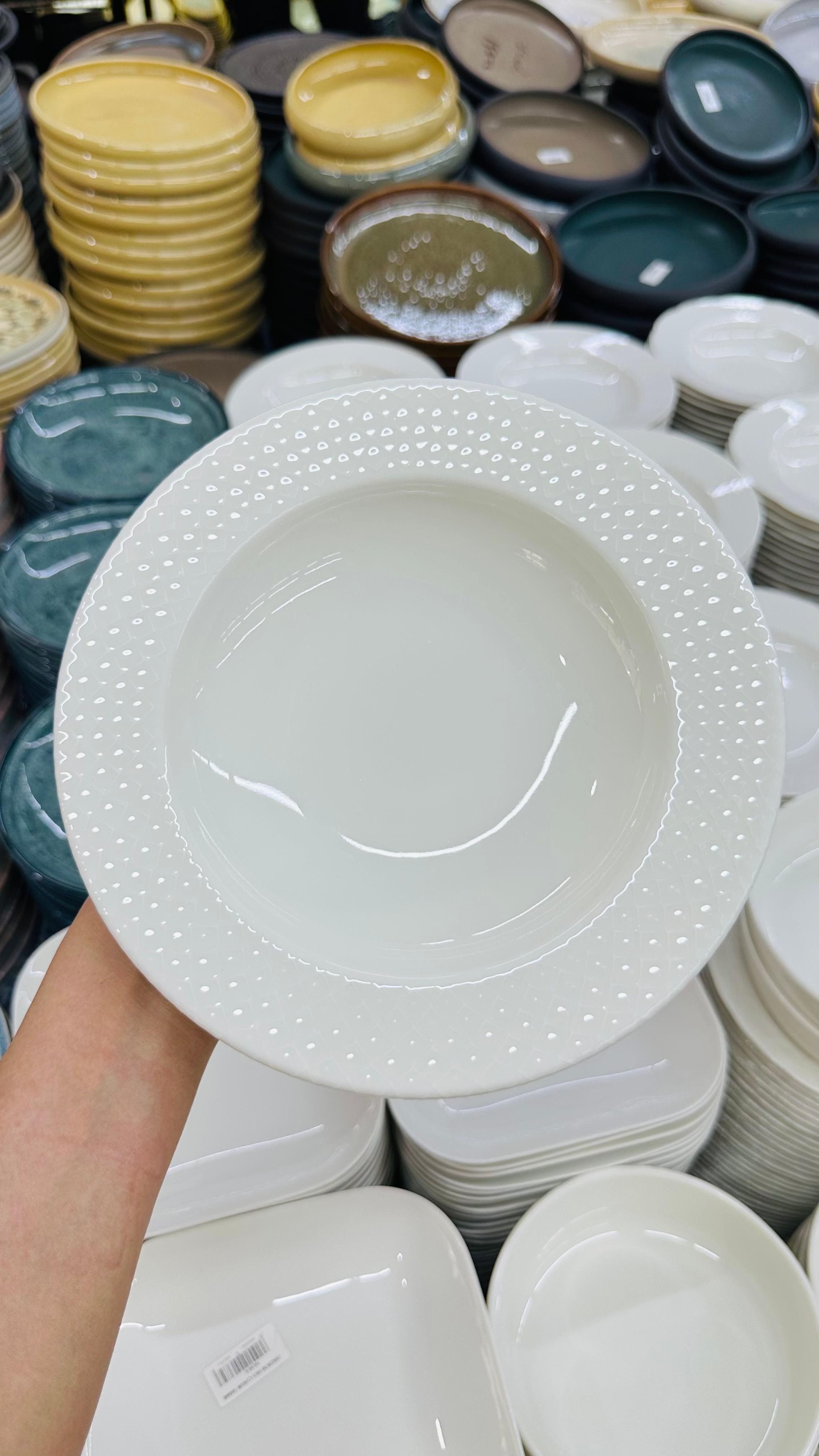 PREMİUM PORSELEN 22 CM 6'LI YEMEK TABAĞI