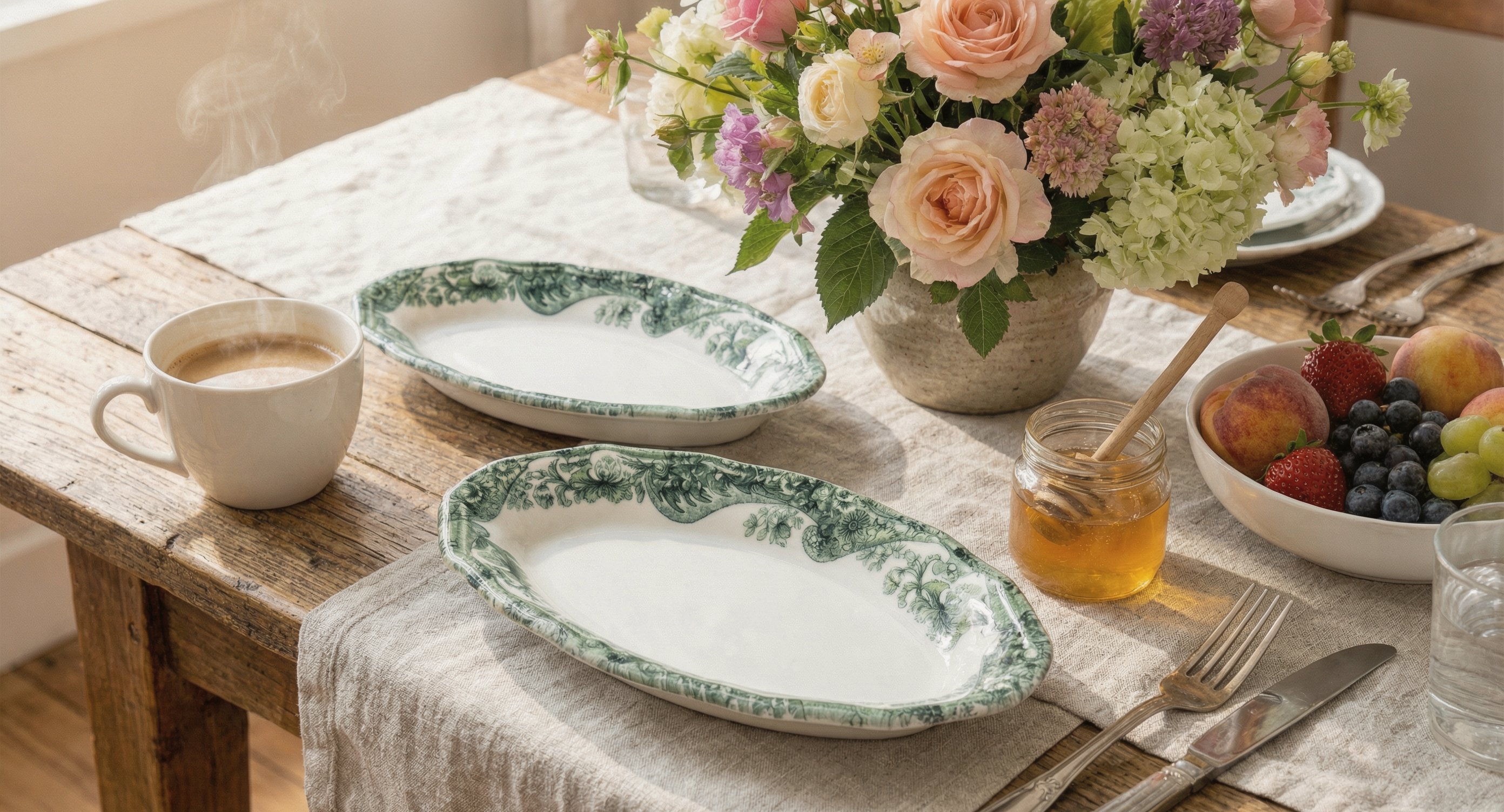 PREMİUM PORSELEN 22 CM  KAYIK SUNUM TABAĞI(2 ADET)