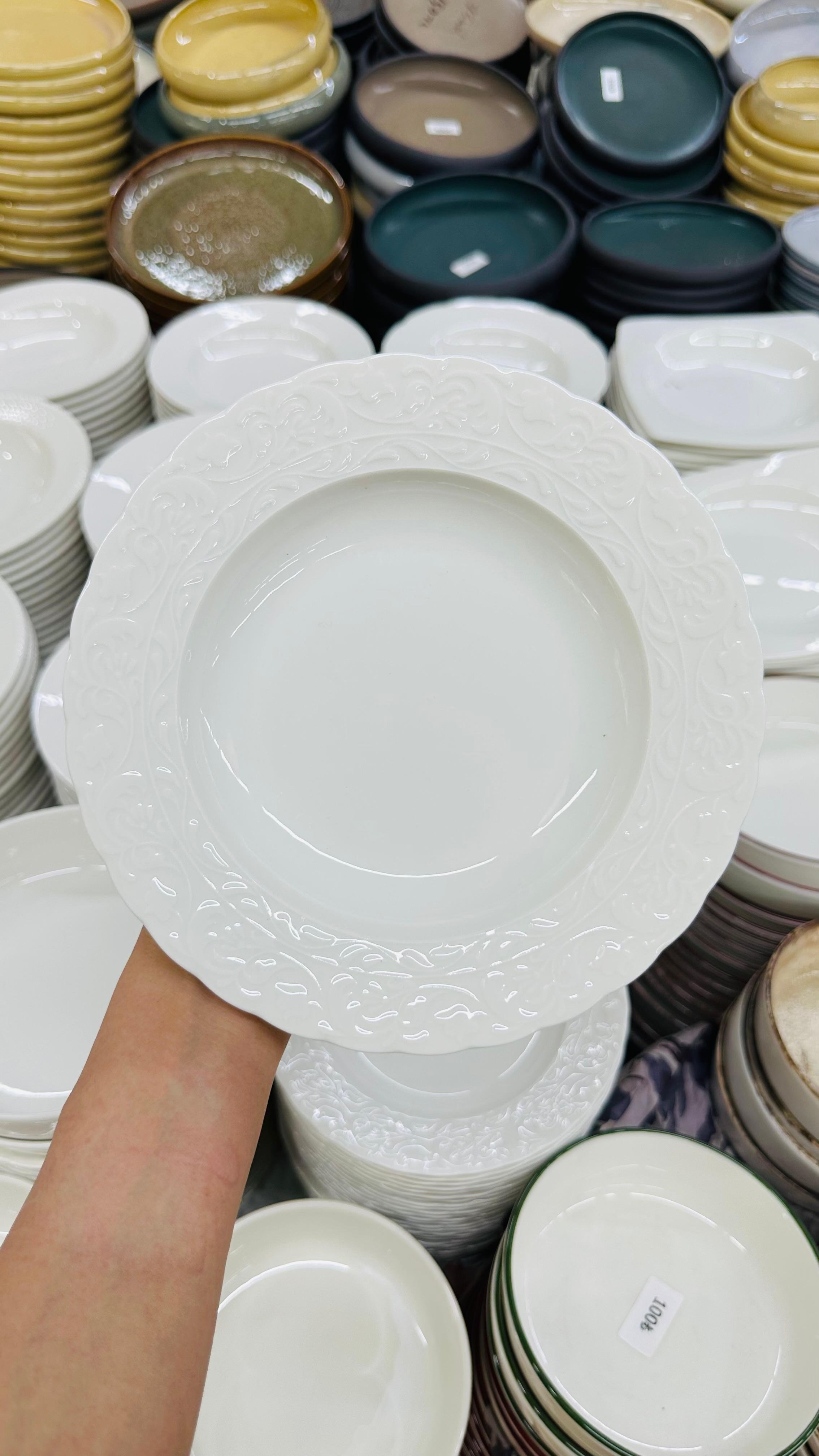 PREMİUM PORSELEN 23 CM 6'LI YEMEK TABAĞI