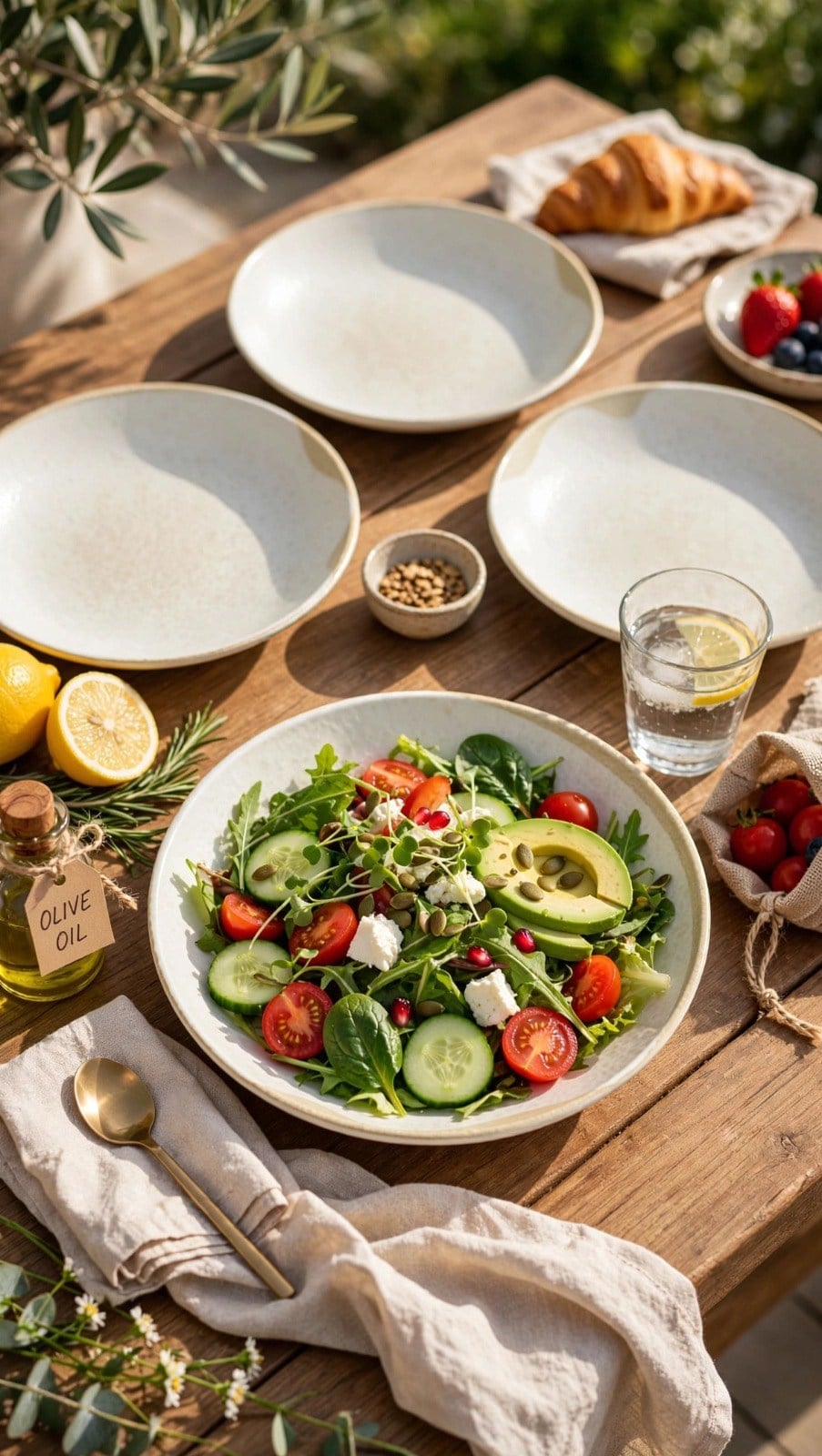 PREMİUM PORSELEN 25 CM SALATA KASESİ ( 2 ADET )