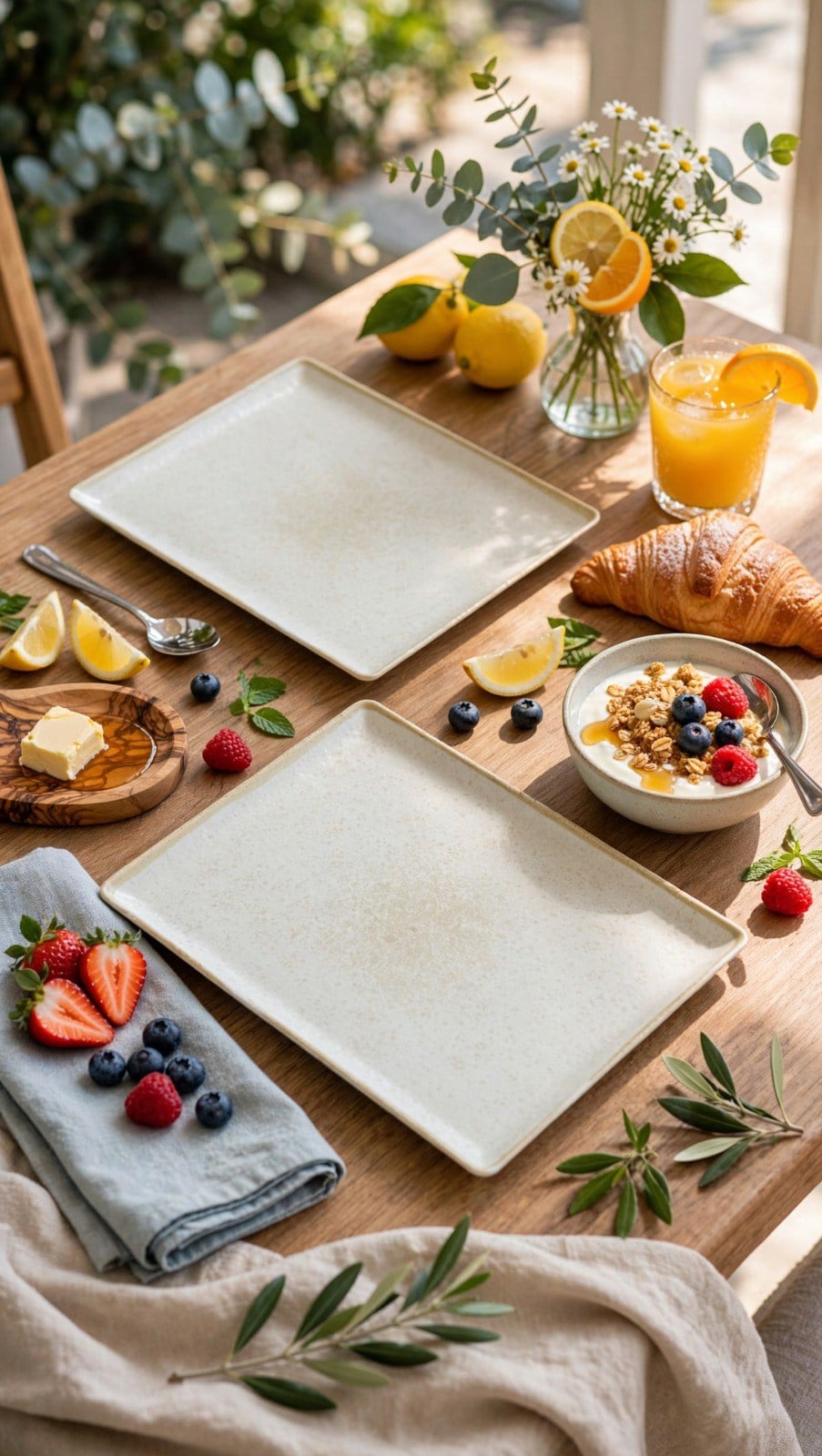 Premium Porselen 26X35 Cm Sunum Tabağı (2 ADET)