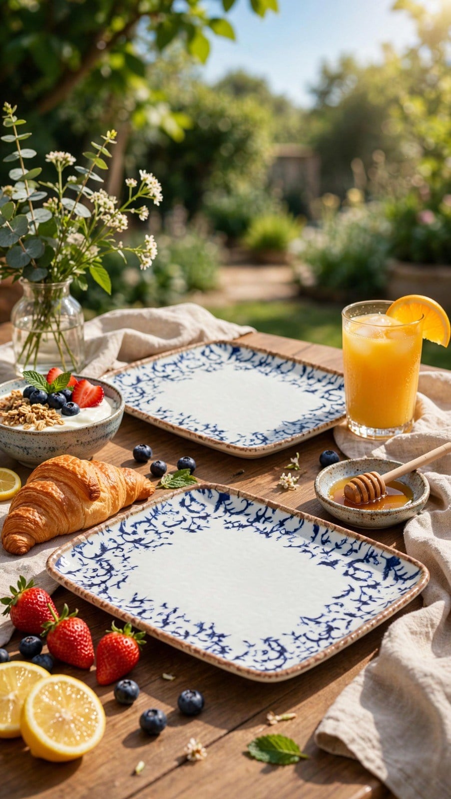Premium Porselen 27X20 Cm Sunum Tabağı (2 ADET)