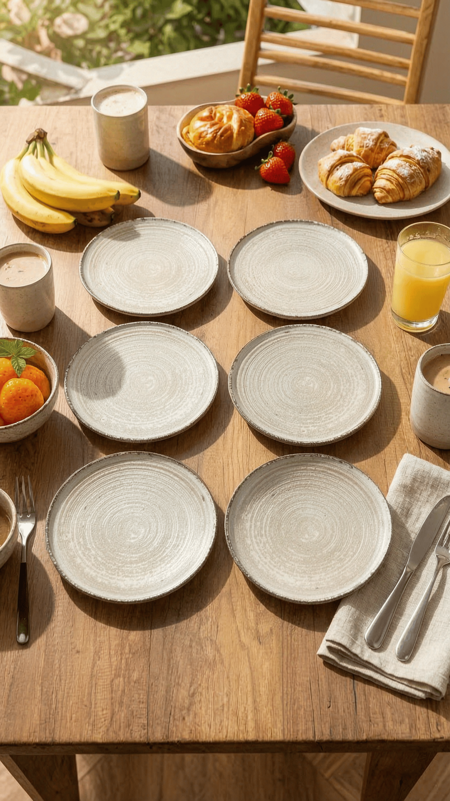 PREMİUM PORSELEN 30 CM 6'LI SERVİS TABAĞI