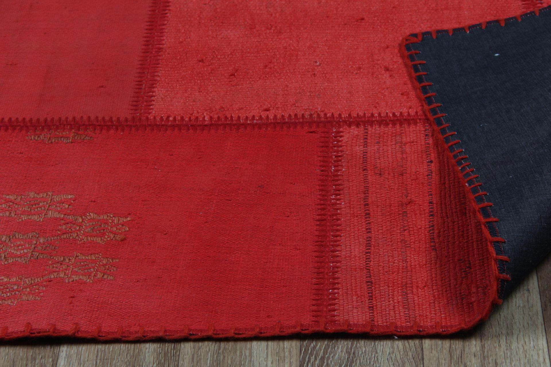 Geleneksel Kendir Patchwork Kilim