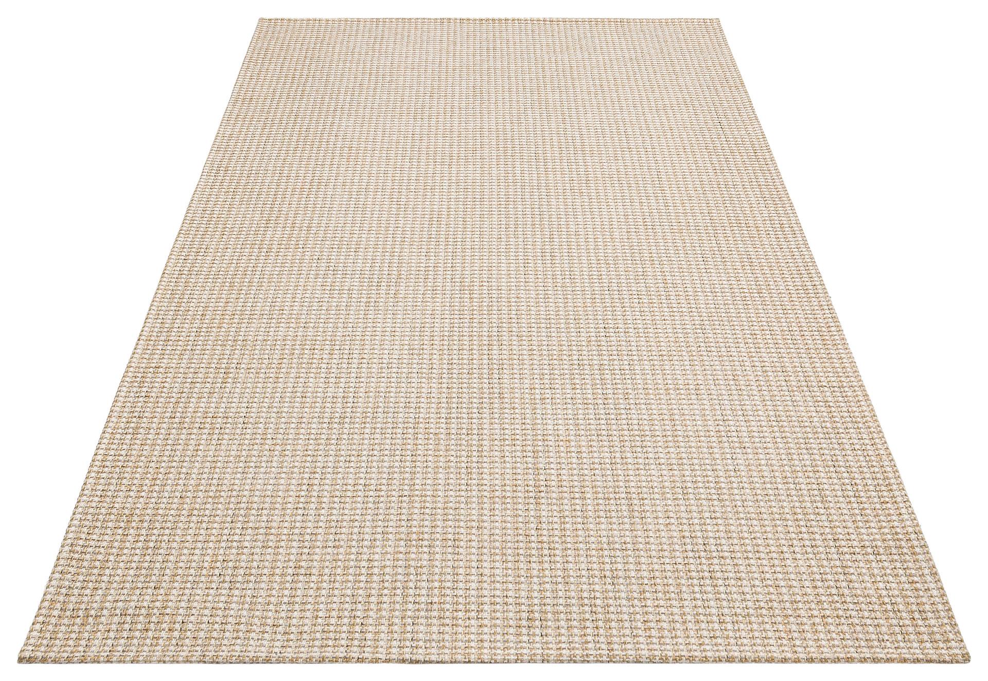 Hasır Görünümlü Kaymaz Renkli Dokuma Modern Kilim
