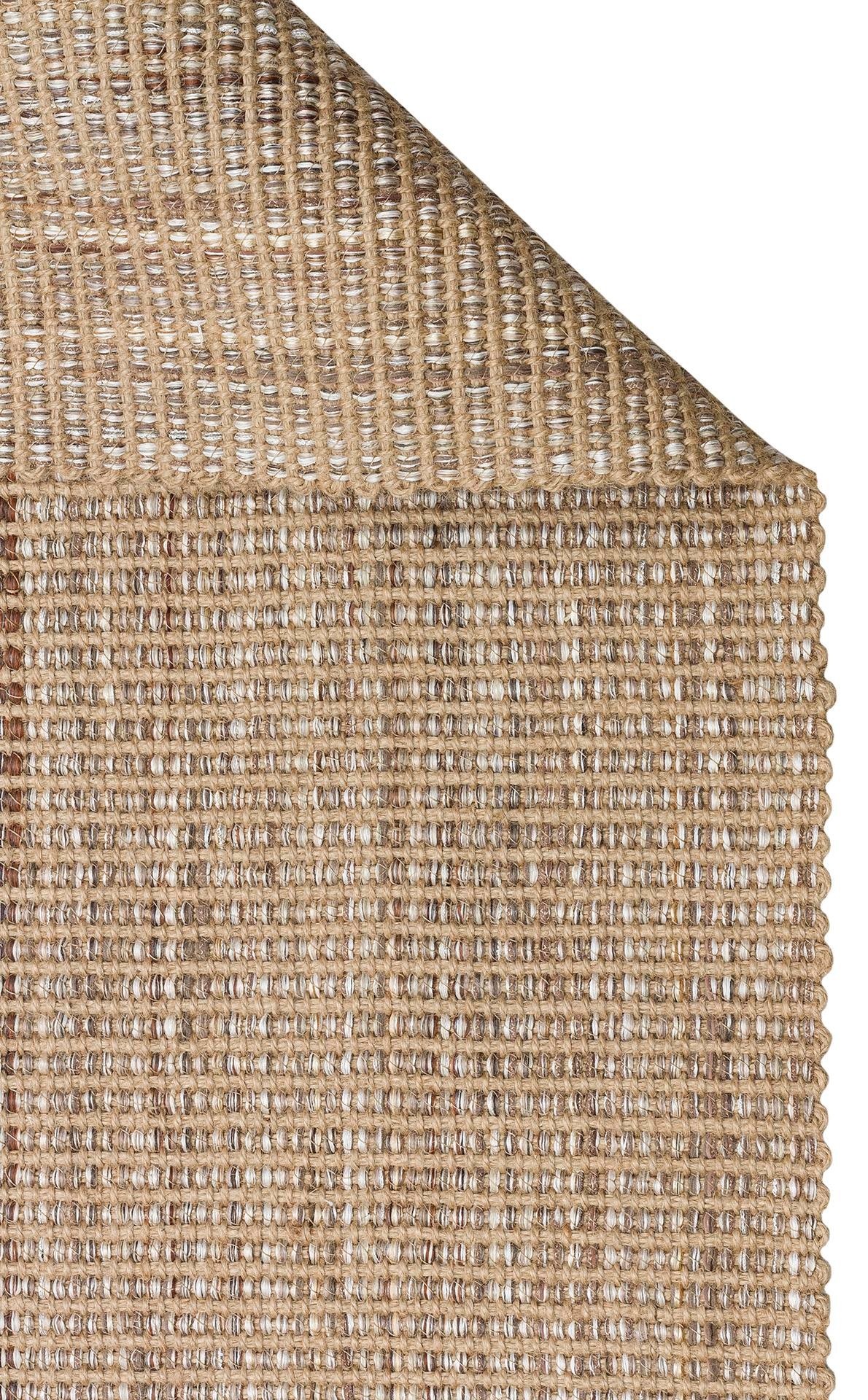Jüt ve Polyester ile Üretilen Çift Taraflı Modern Kilim