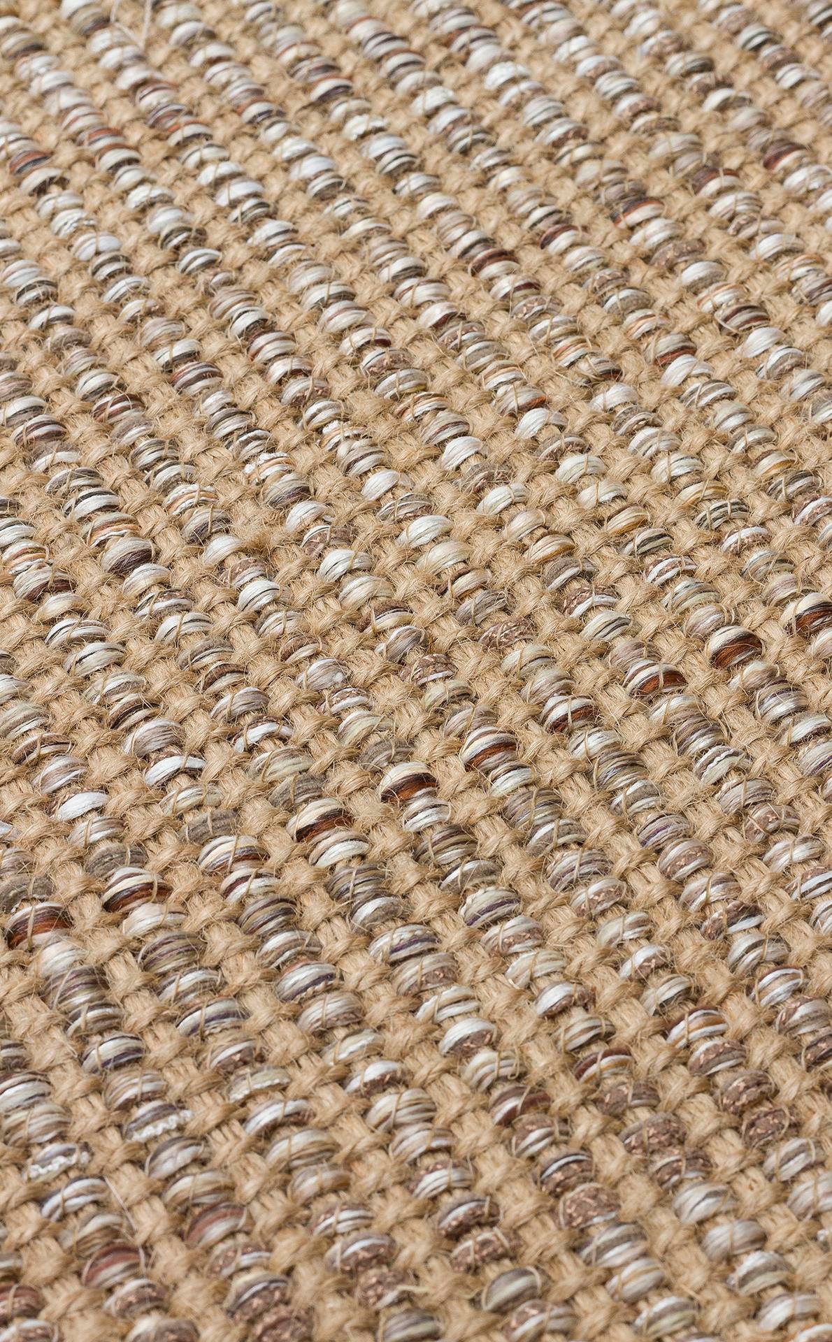 Jüt ve Polyester ile Üretilen Çift Taraflı Modern Kilim