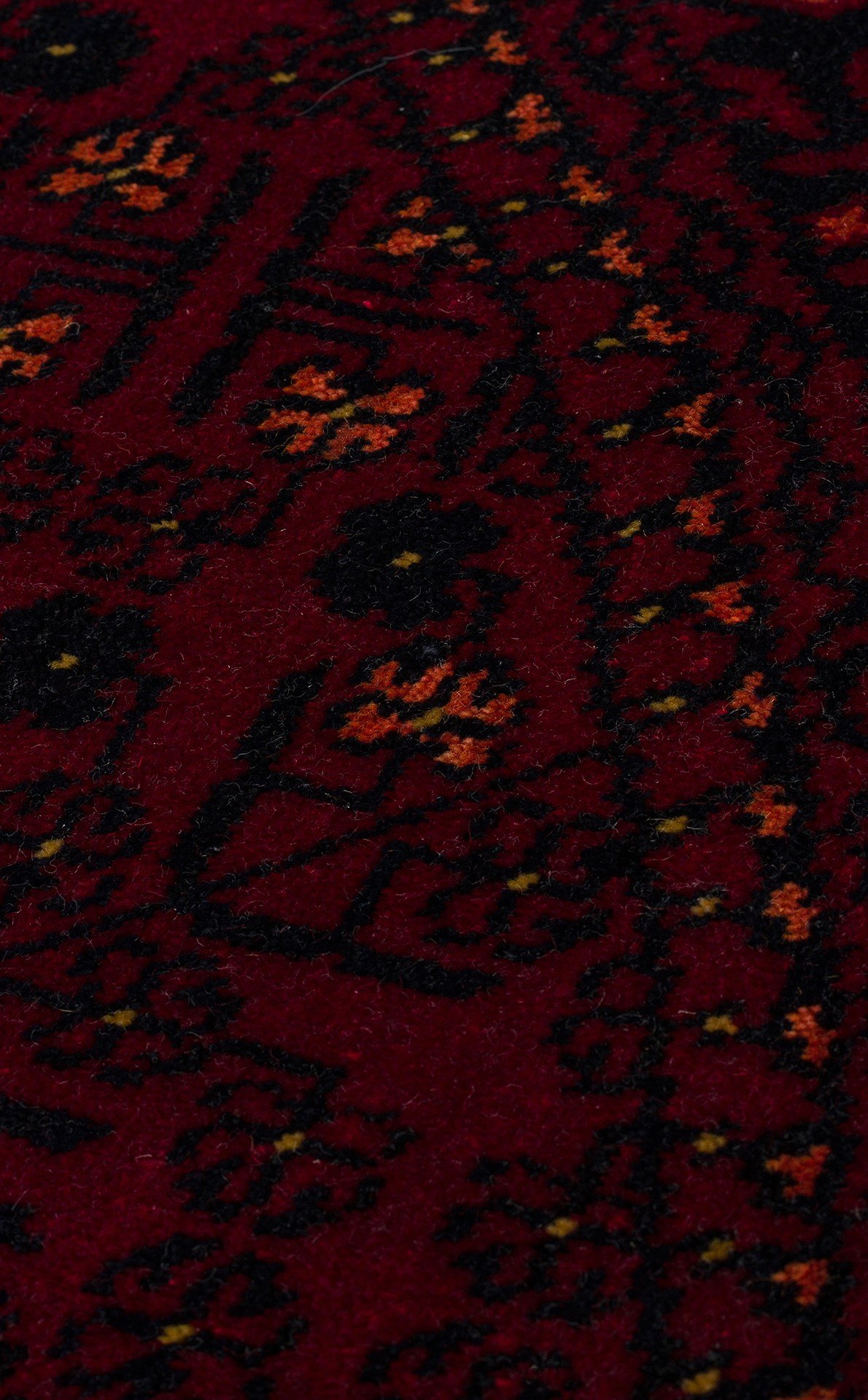 NOSTALJI 960 RED Q Afgan / Yağcıbedir Desenli El Emeği ile Özel Tezgahlarda Üretilen Tensel Uşak Halısı TENCEL