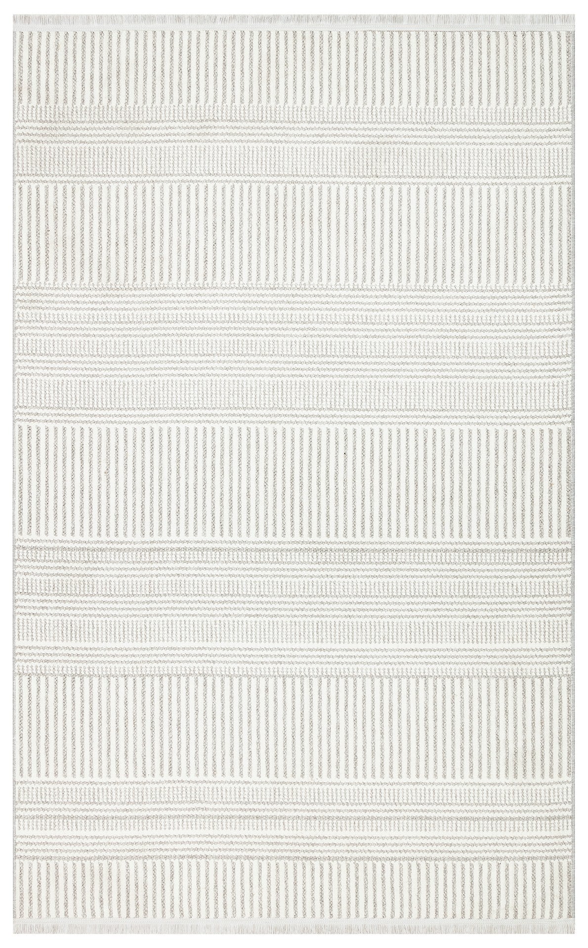 OSLO 01 WHITE GREY  Hasır Dokuma Modern Makine Halısı