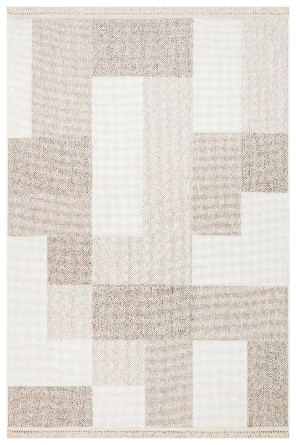 OSLO 07 BEIGE Hasır Dokuma Modern Makine Halısı