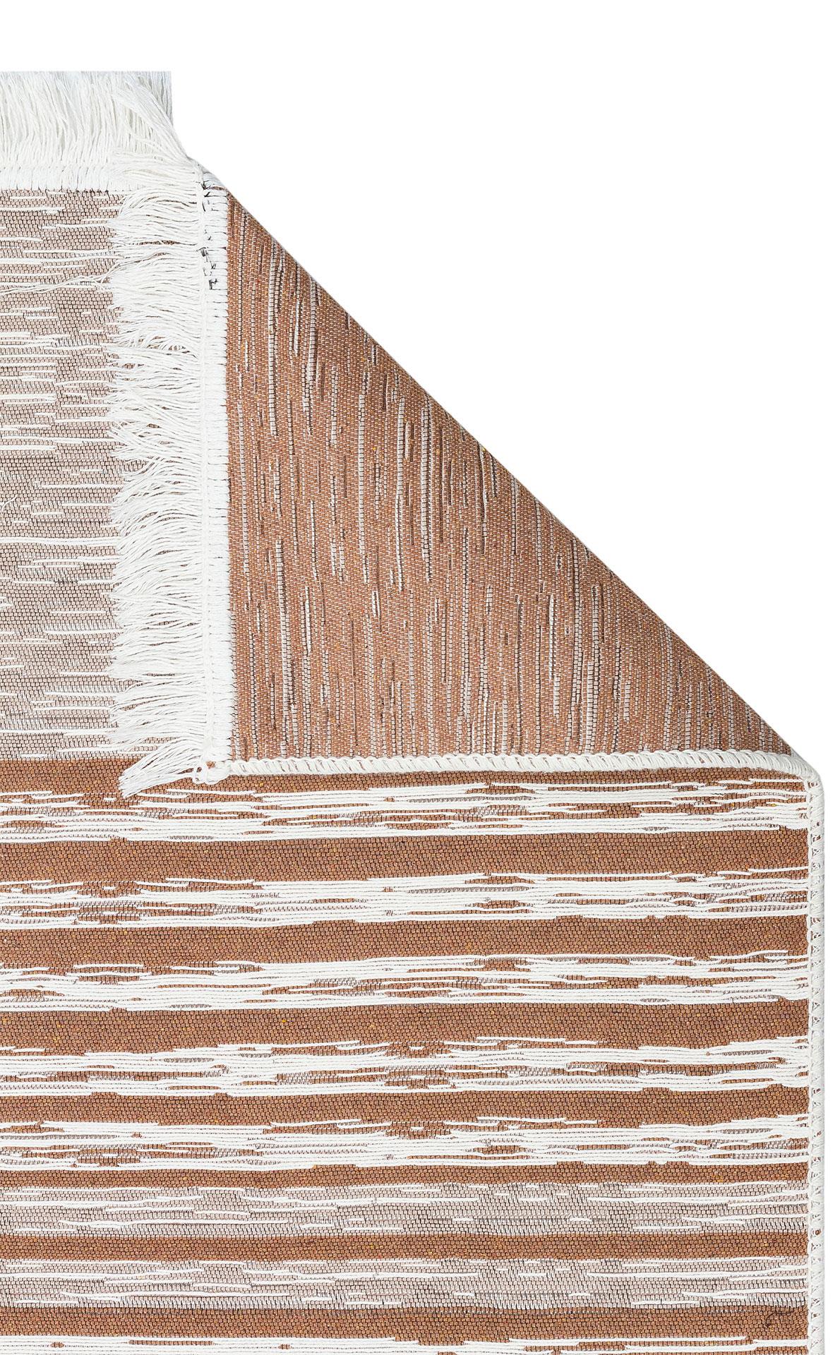 Yıkanabilir Çift Taraflı Modern Desenli Dokuma Kilim
