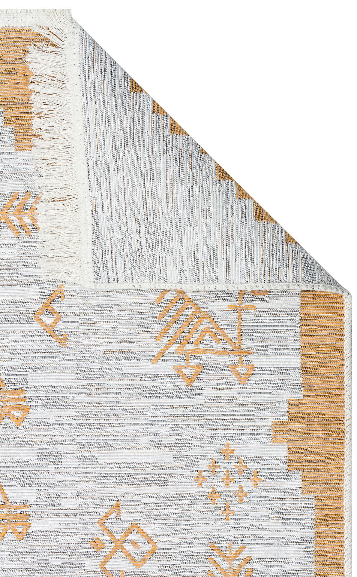 Yıkanabilir Çift Taraflı Modern Desenli Dokuma Kilim