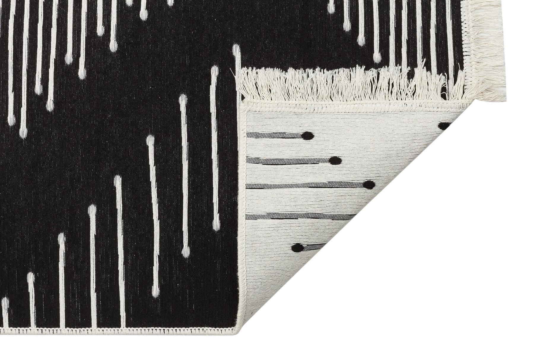 Yıkanabilir Çift Taraflı Modern Desenli Dokuma Kilim