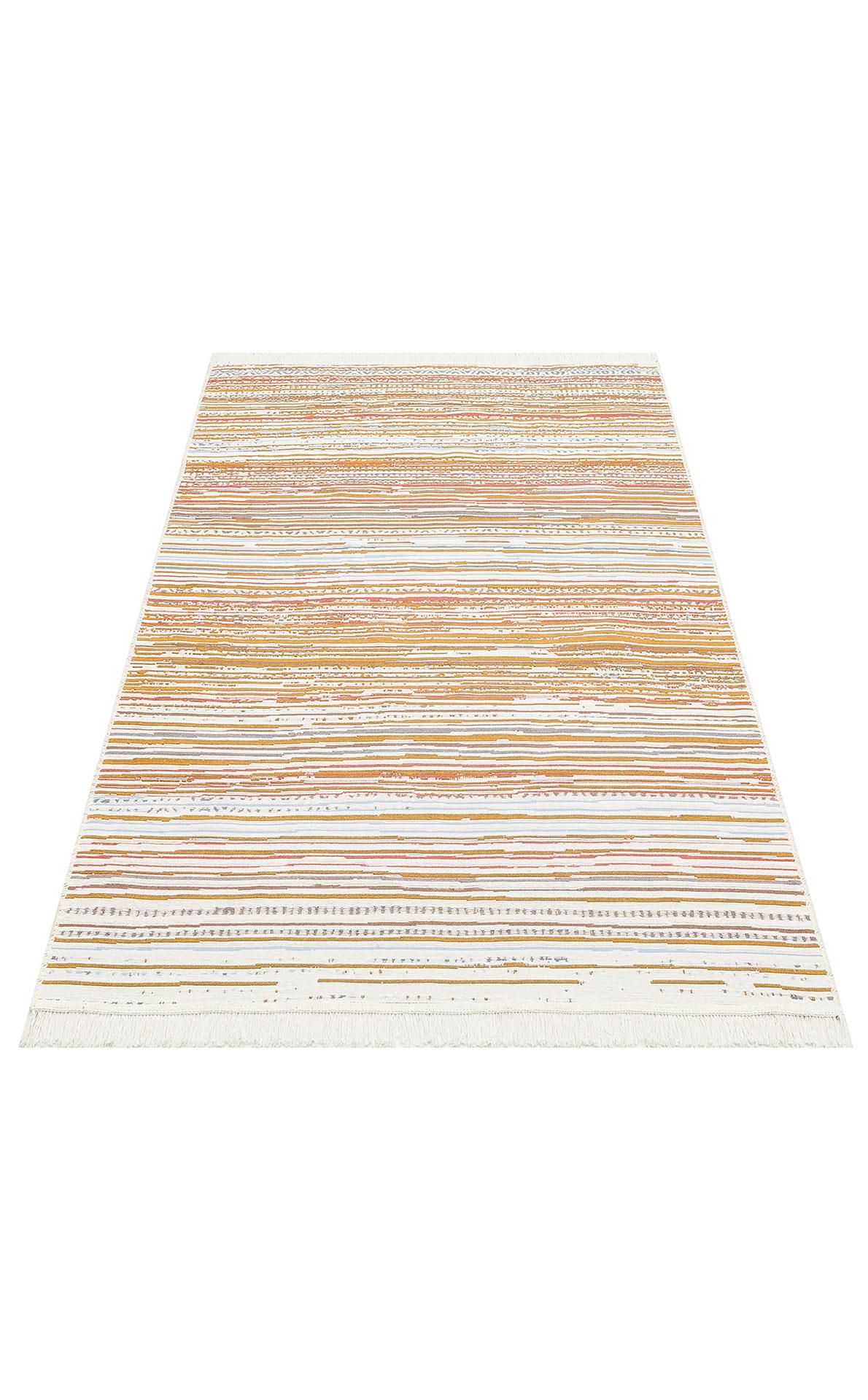 Yıkanabilir Çift Taraflı Modern Desenli Dokuma Kilim