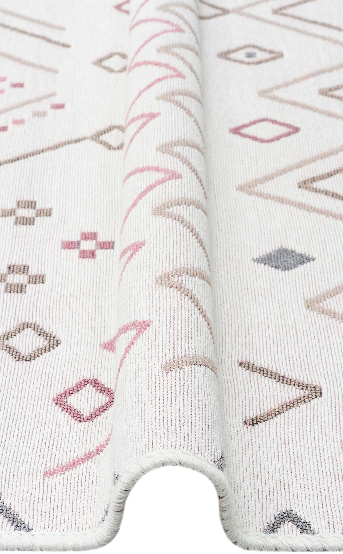 Yıkanabilir Çift Taraflı Modern Desenli Dokuma Kilim