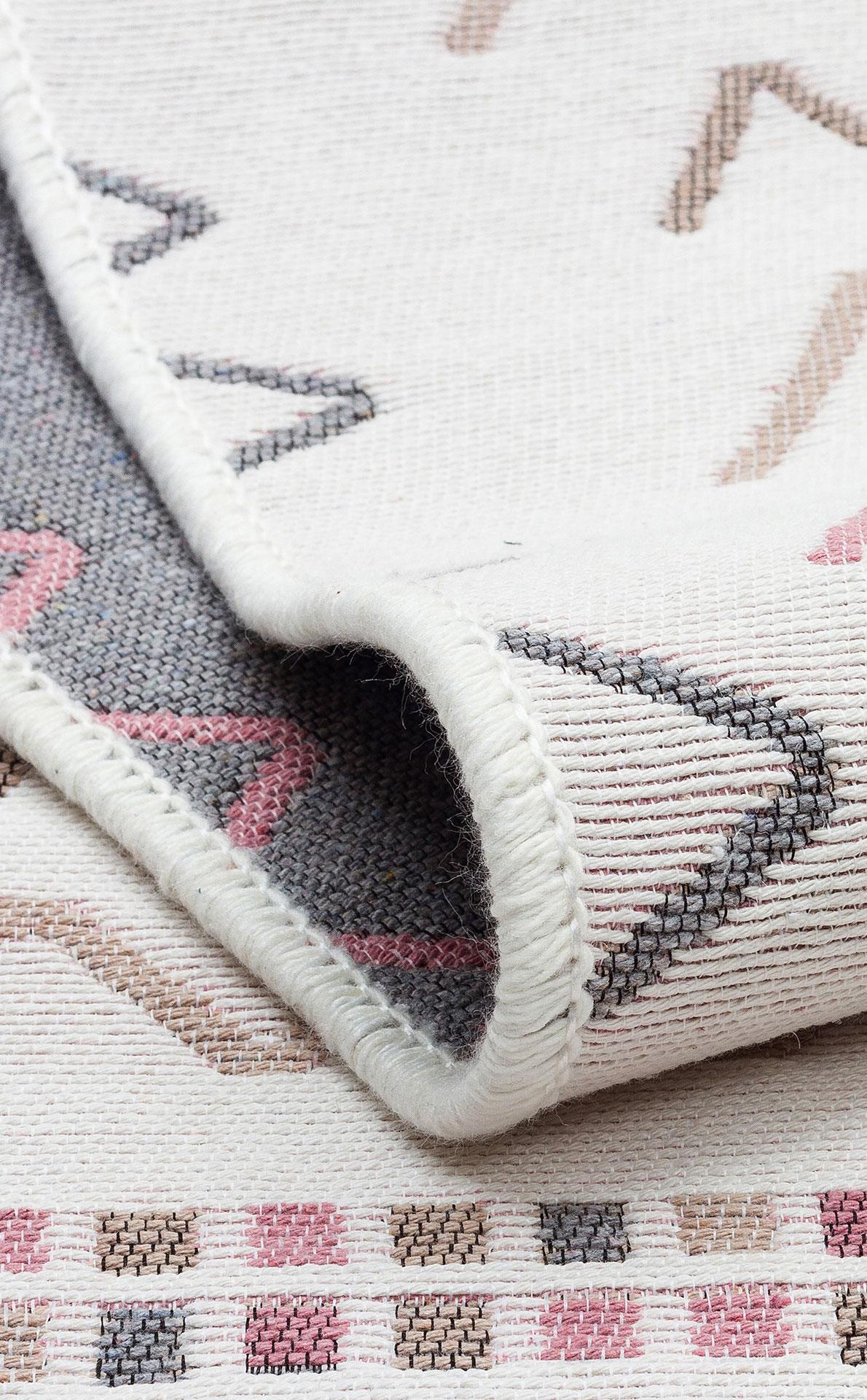 Yıkanabilir Çift Taraflı Modern Desenli Dokuma Kilim