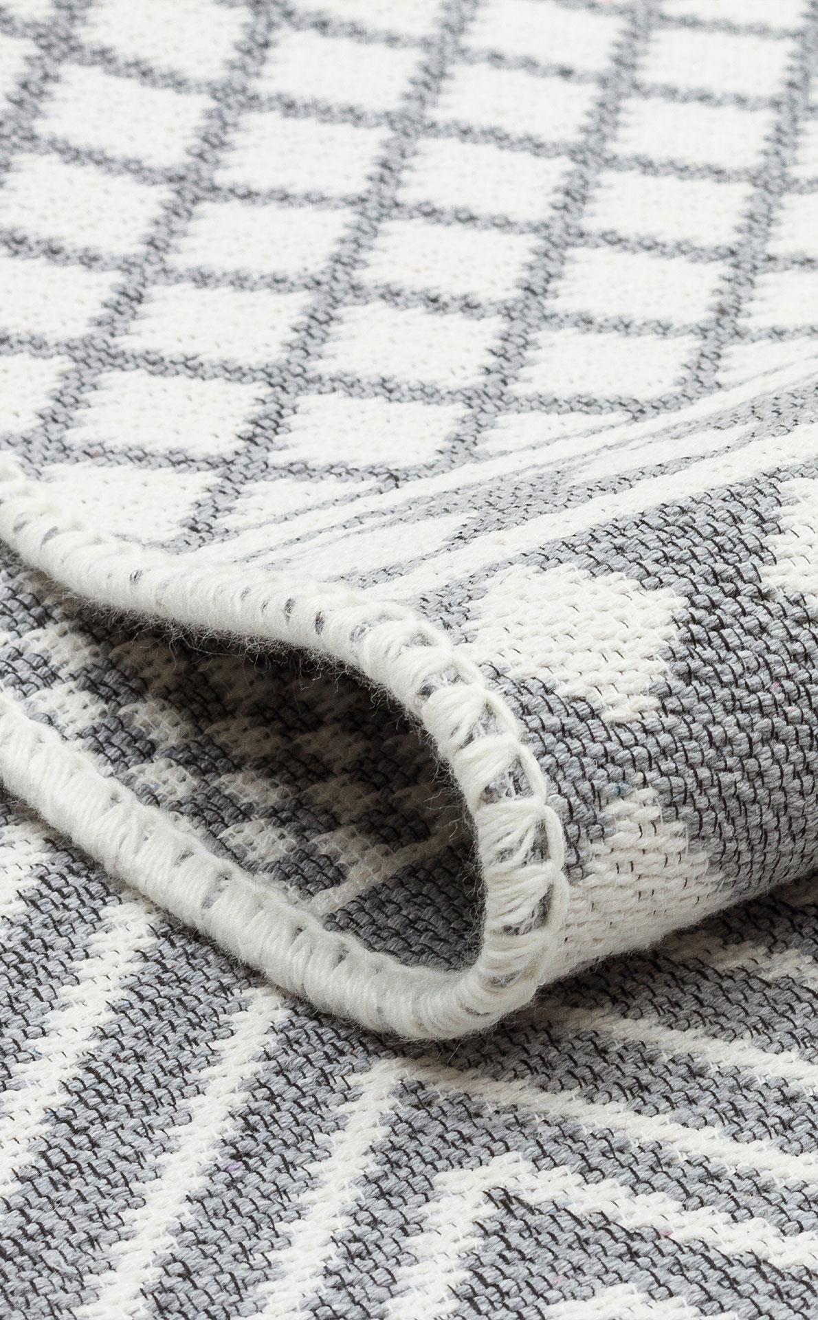 Yıkanabilir Çift Taraflı Modern Desenli Dokuma Kilim